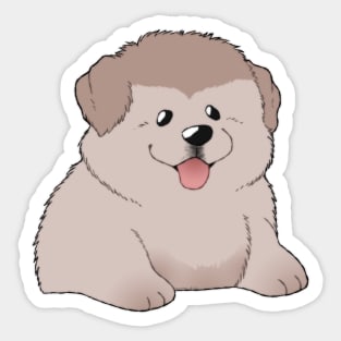 pudgy puppy 2 Sticker